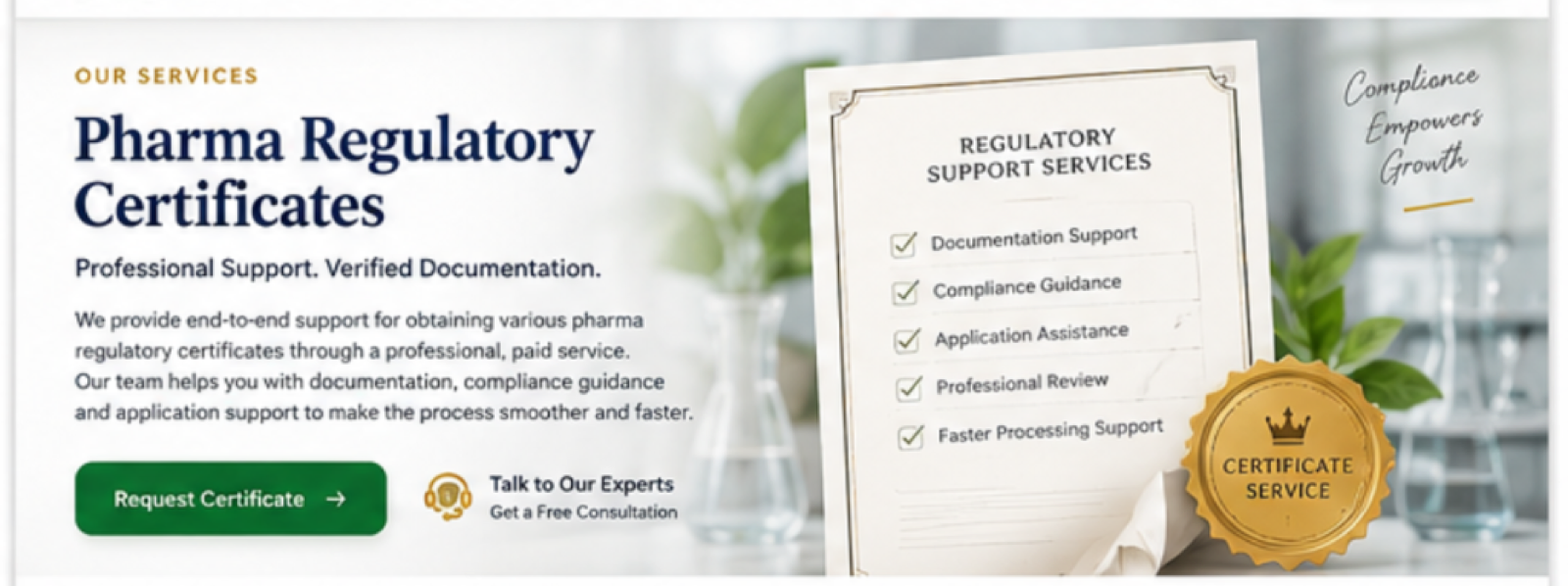 Pharma Regulatory Certificates Visual