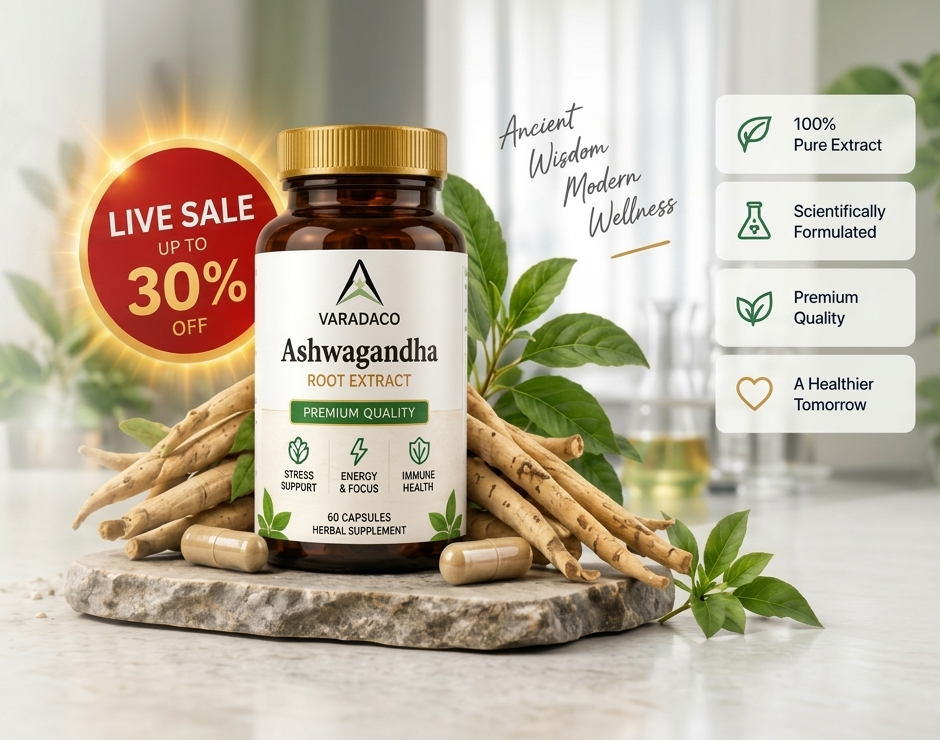 Ashwagandha - Pure, Potent, Natural. For a Stronger, Healthier You